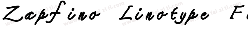 Zapfino Linotype Four字体转换